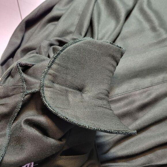 Christie of California Vintage Dark Green Capelet Blouse Renaissance Fairycore - Picture 11 of 15